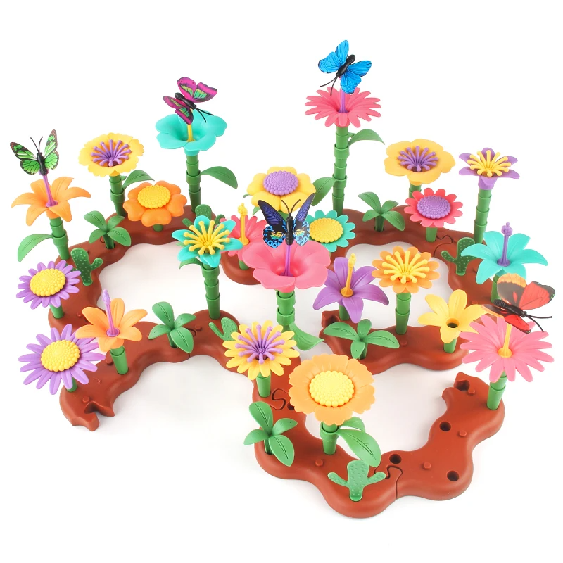 BlossomBuilders™ -  Ultimate Flower Garden Building Set