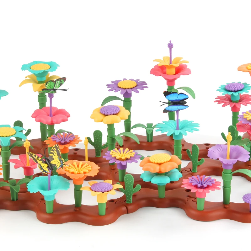BlossomBuilders™ -  Ultimate Flower Garden Building Set