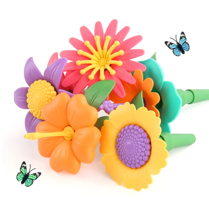 BlossomBuilders™ -  Ultimate Flower Garden Building Set