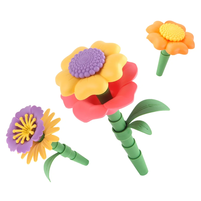 BlossomBuilders™ -  Ultimate Flower Garden Building Set