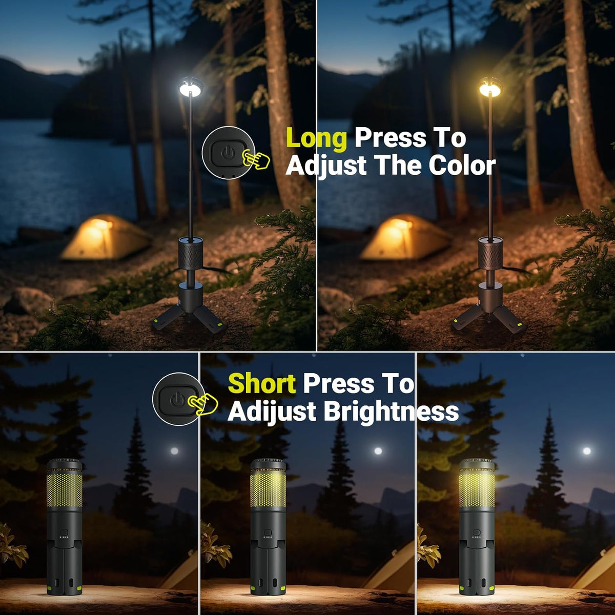LuminaTrail™ - Ultimate Outdoor Camping Lantern