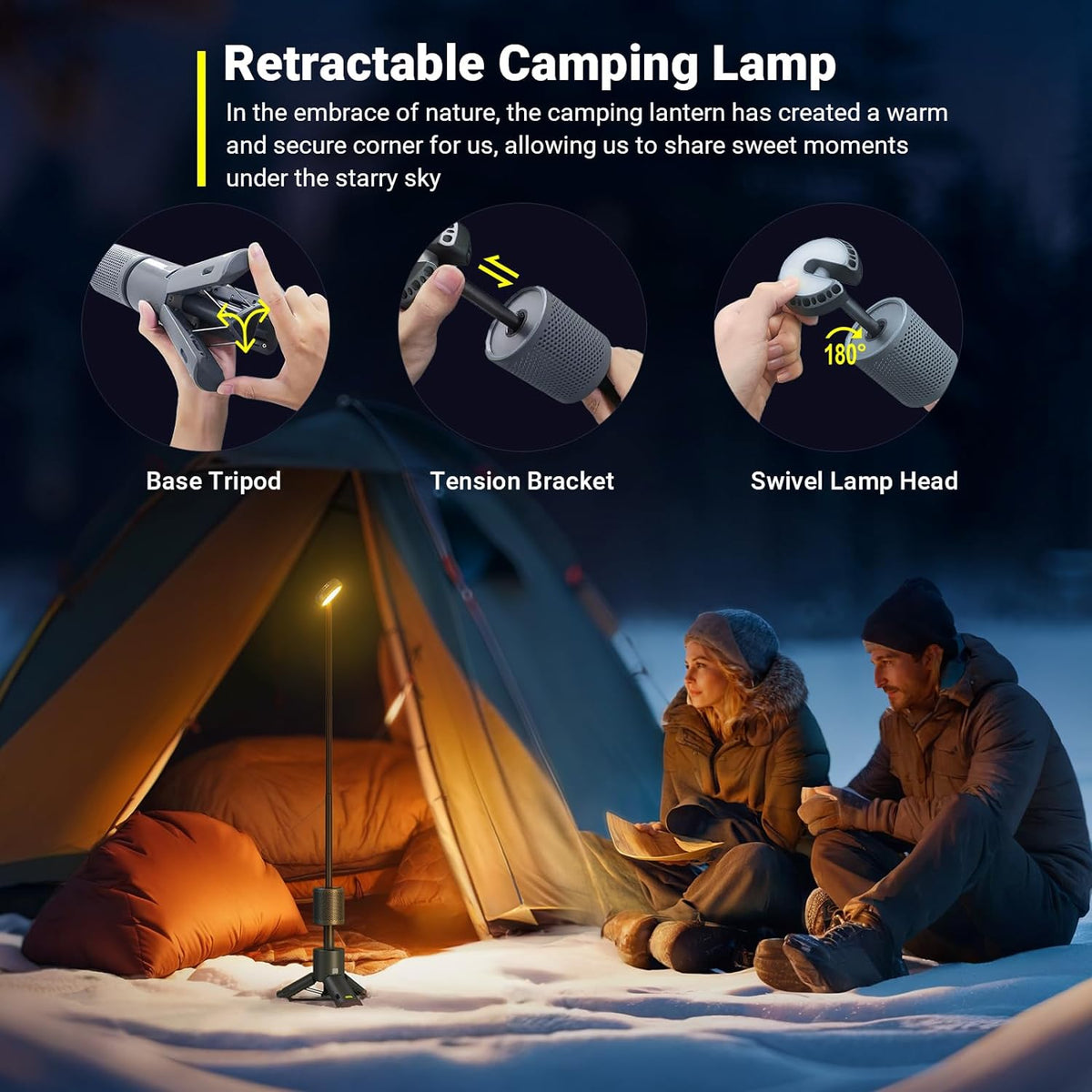 LuminaTrail™ - Ultimate Outdoor Camping Lantern