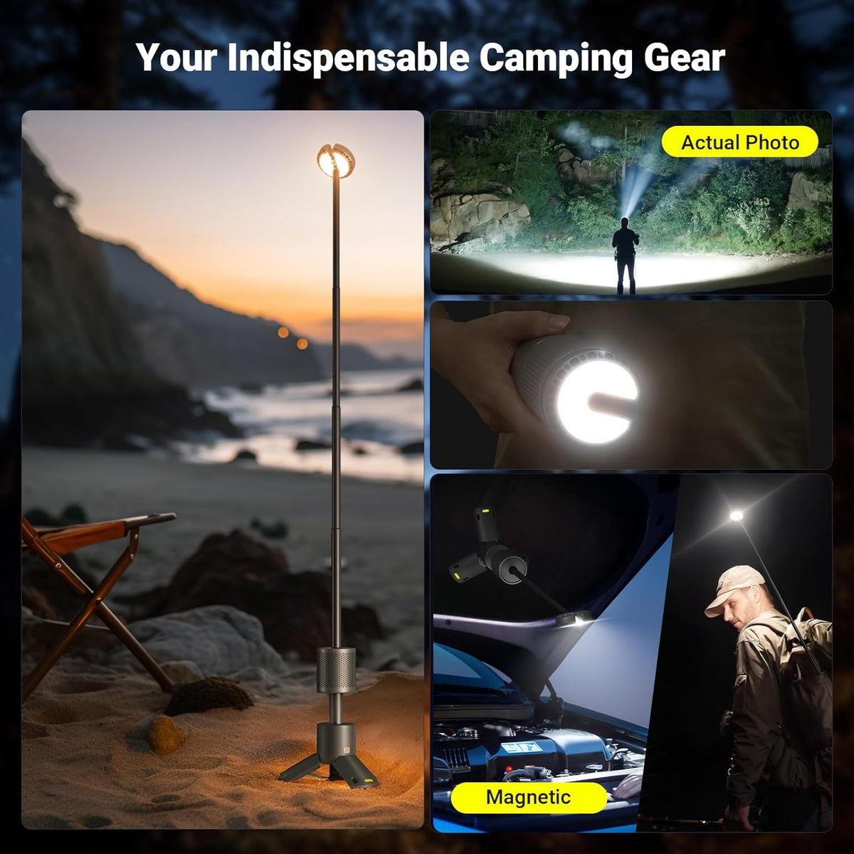 LuminaTrail™ - Ultimate Outdoor Camping Lantern